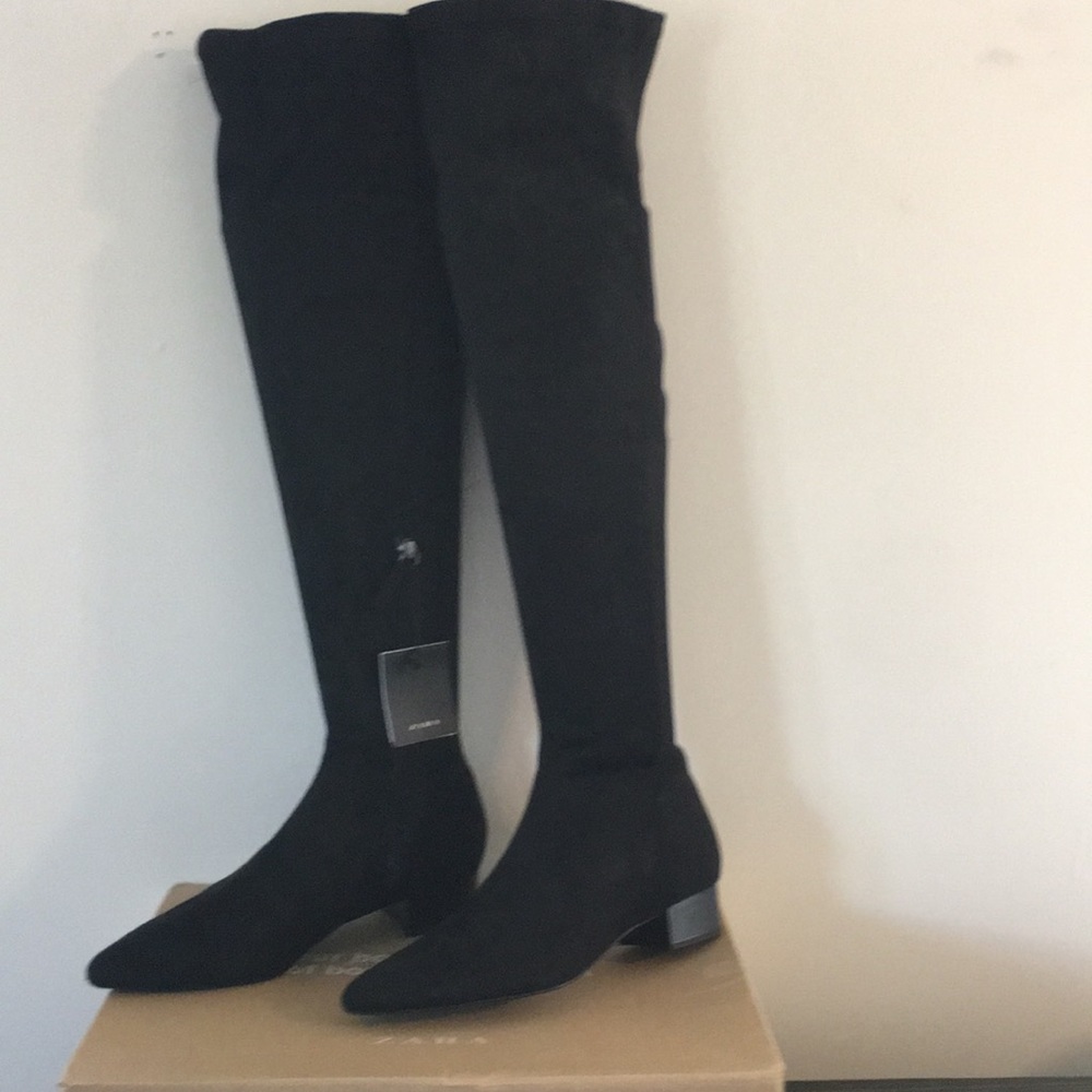 Zara above the knee boots